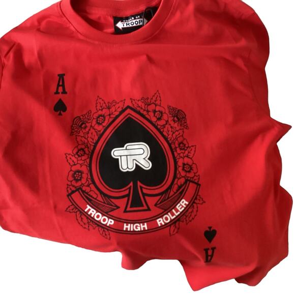 World of Troop High Roller Short Sleeve Graphic Tee Size L NWT - Picture 3 of 4